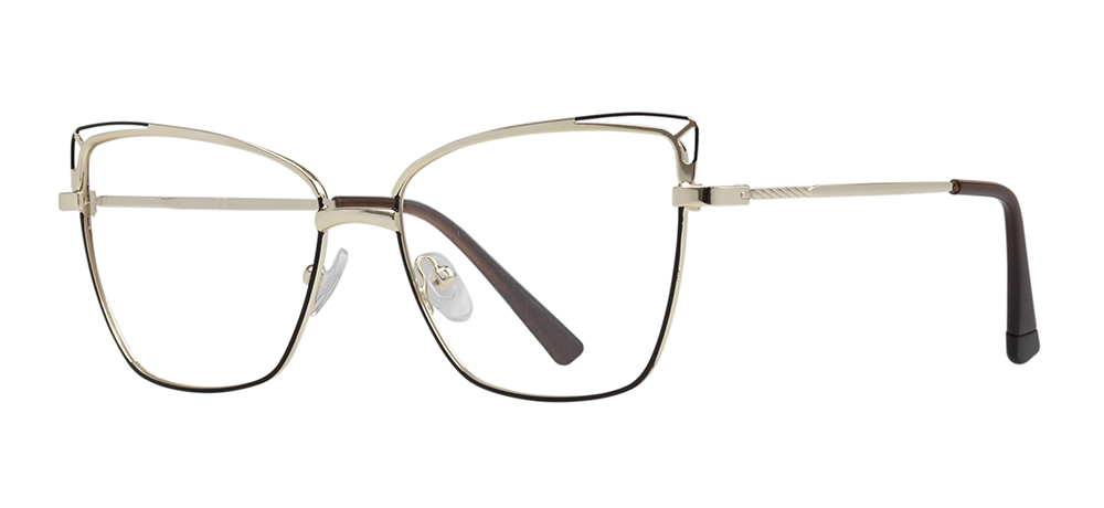 CARETTA Eyeglasses Teenage Woman Geometrical Full-Rimmed Metal Unfiltered CRTTA 7878-C.0603